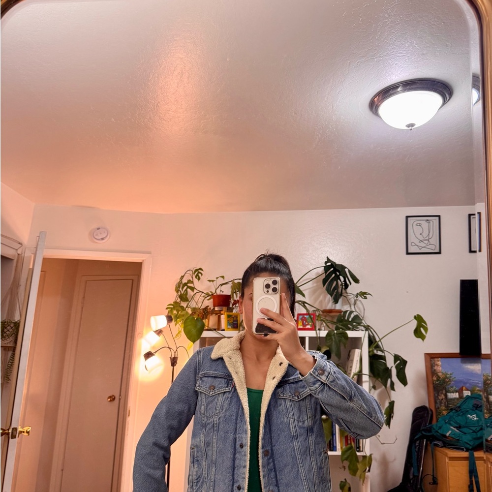Levi’s Denim Sherpa Jacket